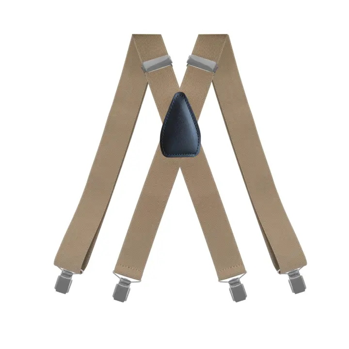 Tirantes para Caballero con 4 Clips Tirantes en Forma X Elásticos,Tirantes para pantalones,Tirantes - 1