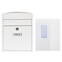 ARREGUI Compact E5734 Buzón Exterior de Acero Tamaño S (Correo DIN A5) | Buzón de Pared Pequeño | Buzón de Correo Individual | Antilluvia | Fácil de Instalar | Negro - details 1
