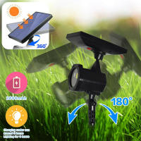Proyector De Láser LED Inteligente Con Sensor De Movimiento Y Luz Solar Para Exterior Decoración De Jardín Rotativo 360° Impermeable IP65 - details 3