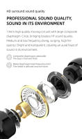 Auriculares Bluetooth 5.2 Inalámbricos Impermeables Con Micrófono Mini Hooks Para Oídos Estéreo HiFi Música Para Teléfono Auriculares Deportivos Con Cancelación De Ruido Activa - details 7