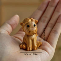 Adornos Miniatura De Los Doce Signos Del Zodíaco Carpintería De Madera Rata Buey Tigre Conejo Dragón Serpiente Modelo Animal Pequeño Decoración De Escritorio Oficina Regalo - details 8
