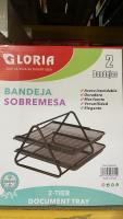 Bandejas de Documentos Gloria: Opciones de 2 y 3 Niveles, Acero Inoxidable, Estilo Elegante y Duradero - details 1