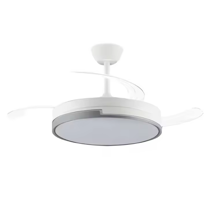 Ventilador de techo dc plumax modelo, 3 acabados a elegir, eficiente tecnología led de 45w de 4400 lúmenes, mando a distancia - 1