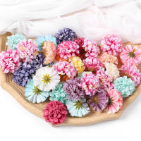 Cabezas De Flores Artificiales De Algodón Pura Seda Hydrangea 4cm Para Decoración De Hogar Boda Decoración De Matrimonio Accesorios De Coronas De Novia - details 6