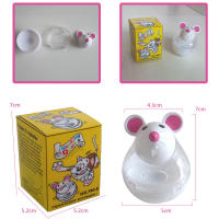 Juguete Interactivo Para Gatos Ratón De Alimentos Tumbler Feeder Bol De Tratamiento Juguetes Pequeños Y Largos De Plástico Para Ropa De Cama Y Mascotas - details 1