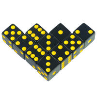Dado Cubico De 16mm D6 Con Patas Y Puntos Estándar Para Juegos De Mesa Casinós Y RPG De Mesa Y Enseñanza De Matemáticas - details 5