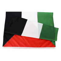 Bandera De Palestina Grande 150x90cm De Alta Calidad Poliéster Para Decoración Fiesta Del Día Nacional De Palestina - details 2