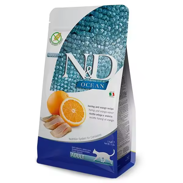FARMINA N&D CAT OCEAN ARENQUE 10KG - 1