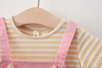 Vestido De Verano Para Bebés Con Gato De Dibujos Animados Estilo Princesa De Manga Corta A-Línea Para Niñas De 0 a 3 Años Ropa Infantil Casual - details 8