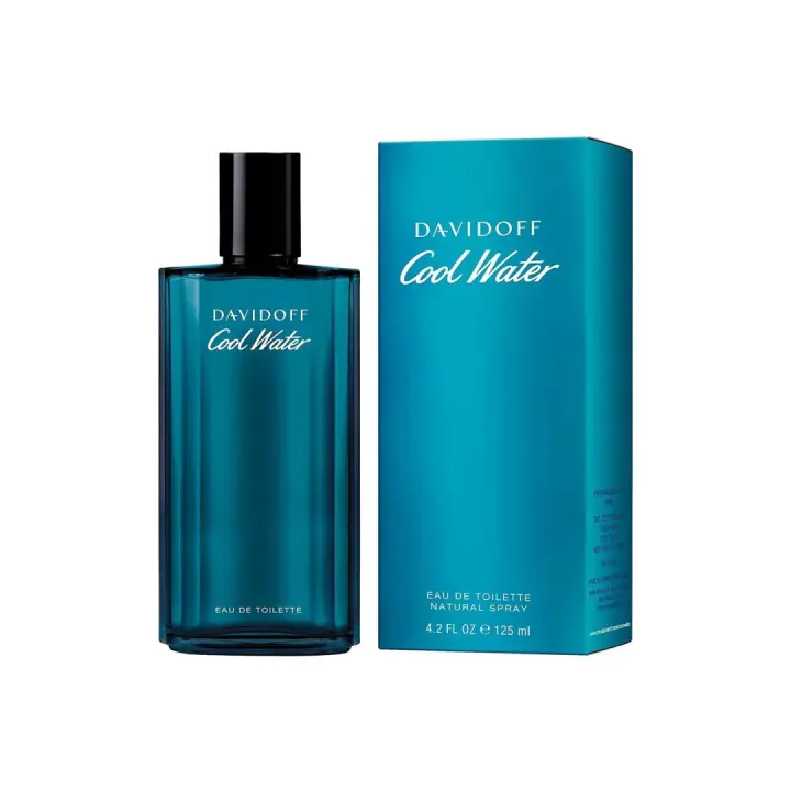 Davidoff - Cool Water Man 125 ml. Eau de Toilette para Hombre | La combinación definitiva de frescura, sensualidad y poder. - 1