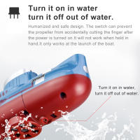 Barco RC Para Niños Juguetes Mini Submarino Control Remoto Impermeable Modelo De Barco Radiocontrolado Regalo Para Niños - details 3