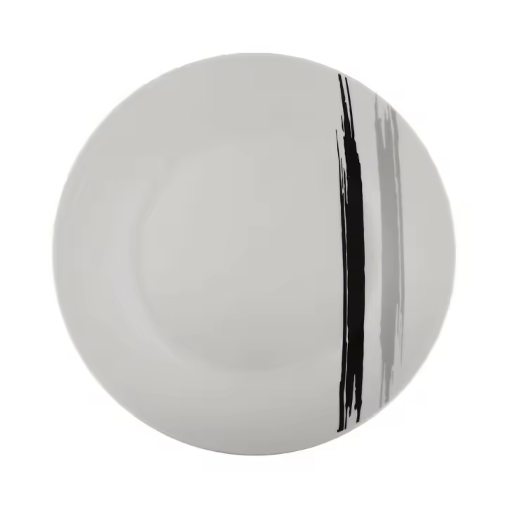 12 piezas Plato Llano Versa Minimal Porcelana - 1