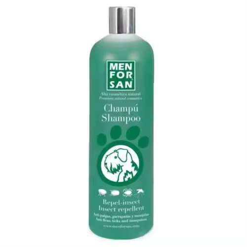 Champú para perro MENFORSAN repelente de insectos 300 ml - 1