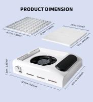 Colector De Polvo De Uñas Potente Aspiradora Profesional Para Manicura Silenciosa Adecuado Para Acrílico Y Uñas Postizas Tamaño Compacto Material Plástico - details 6