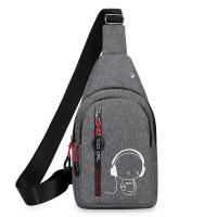 Bolsa De Pecho Para Hombre Estilo Casual Moda Bolso De Hombro Masculino Cruzado Bicicleta Bolsa De Mano Coreana - details 0
