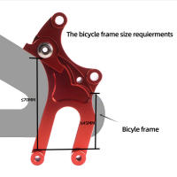 Adaptador De Freno De Disco Para Bicicleta ZTTO Aluminio Accesorios De Freno De Carretera Convertidor De Asiento Fijo - details 1