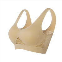 Sujetador Deportivo Para Mujer Talla Extra Grande Hasta 6XL Algodón Transpirable Shockproof Para Gimnasio Running Yoga - details 8