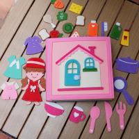 Libro Ocupado Montessori Para Niñas Juguetes De Actividades Diarias En Casa Libro De Historia Para Niños Con Autismo Libro Sensorial De Tela Regalo Para Niñas - details 0