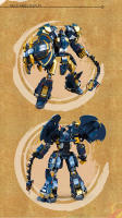 Robot Transformable De La Serie M38-B1272 Mech Master Con Bloques De Construcción Para Niños Basado En Shan-hai Jing Material ABS - details 9