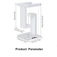Lámpara Flotante De Luces Decorativas Con Cargador Inalámbrico De 10 W Desmontable Para Dormitorio/office Diseño Novelo - details 5