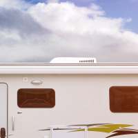 Houghton Belaire 2000K, aire acondicionado techo 2.0kW, ciclo inverso, 230VCA, para caravana, autocaravana, camper, furgoneta, control remoto, display LED - details 4