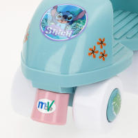 Stitch Patines 4 ruedas, talla 22 a 29, máx. 20 kg, niños +3 años, medidas, talla ajustable, freno delantero, diseño colorido, desarrollo de la motricidad fina y estabilidad, actividades exterior, juegos para niños, deportes niño - details 5