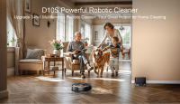 Robot Aspirador y Fregasuelos con Base Teendow D10S MAX,Potente Succión de 3000Pa,2-en-1,Autonomía 150 min,Aspirador Robot Múltiples Métodos de Control y Modos de Limpieza,Robot Aspirador para Suelo Alfombra y Pelo - details 1