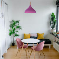 Lámpara Colgante BEL AIR HOME BAVIERA - 1xE-27 (BOMBILLA NO INCLUIDA) - Diámetro 30 cm - Metal y Madera - Altura Ajustable - details 5