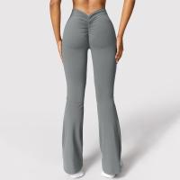 Leggings De Yoga Para Mujer De Color Sólido Convolvuladas Cómodas Estirables Fitness Running Gimnasio Deporte De Alta Actividad Cintura Alta De Nueve Longitudes - details 24