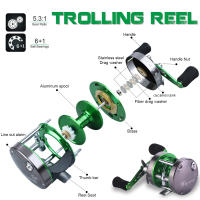 Carrete De Pesca Sougayilang XLT4000-6000 Para Agua Salada Resistente Carrete De Caña De Pescar Con Arrastre Máximo De 25kg Para Pesca En Oceano Y Río - details 1