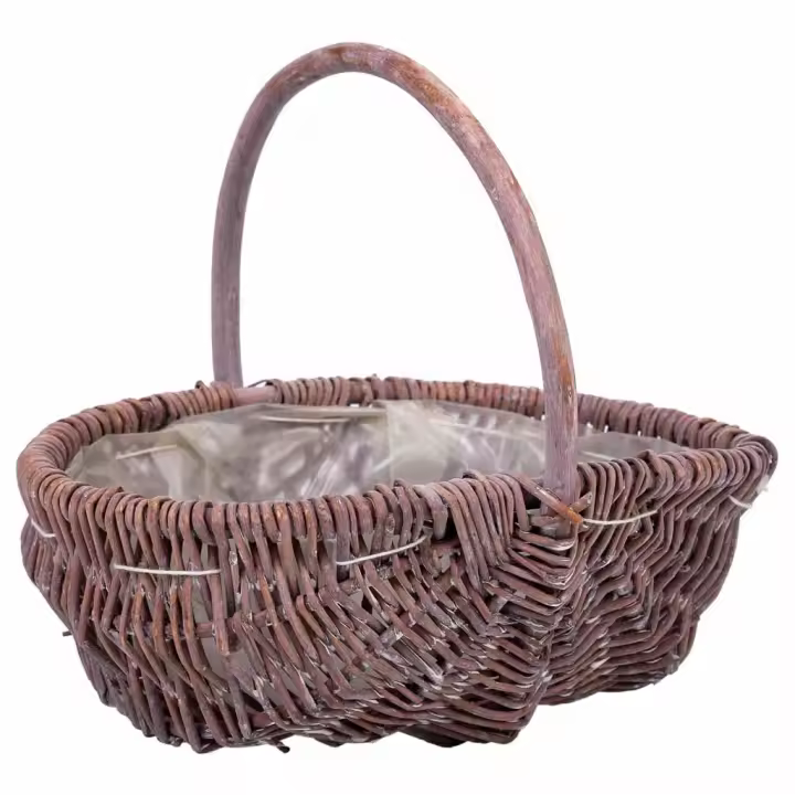 WANDERLUST DECO Cesta de Mimbre Marrón - Almacenamiento de Objetos Pequeños - Diseño Natural y Encantador - 1