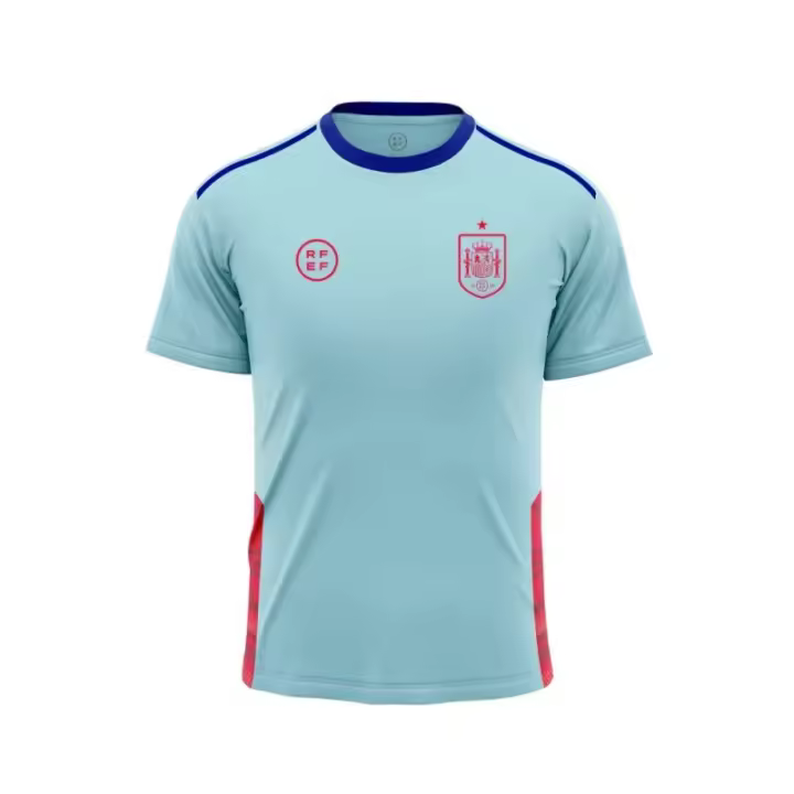Camiseta entrenamiento Selección Española de fútbol adulto réplica producto oficial real federación CESPTRE - 1