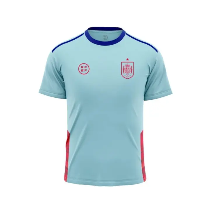 Camiseta entrenamiento Selección Española de fútbol adulto réplica producto oficial real federación CESPTRE - 1