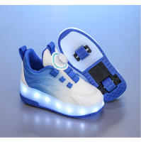 Zapatillas LED Para Niños Y Niñas Zapatos Deportivos Con Luces USB Cargables Para Outdoor Parkour Y Patinaje En Roller Talla True Fit Material Superior De Tela Y Suela EVA - details 15