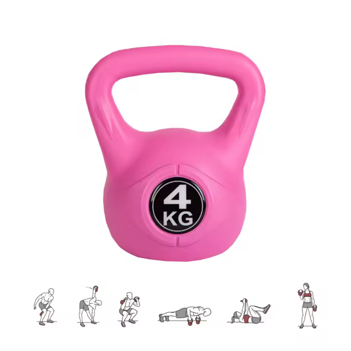XOKOTAKI Pesa Kettlebell Hormigón Neopreno. Entrenamiento Muscular en Casa y Gimnasio. Diseño Ergonómico - 1