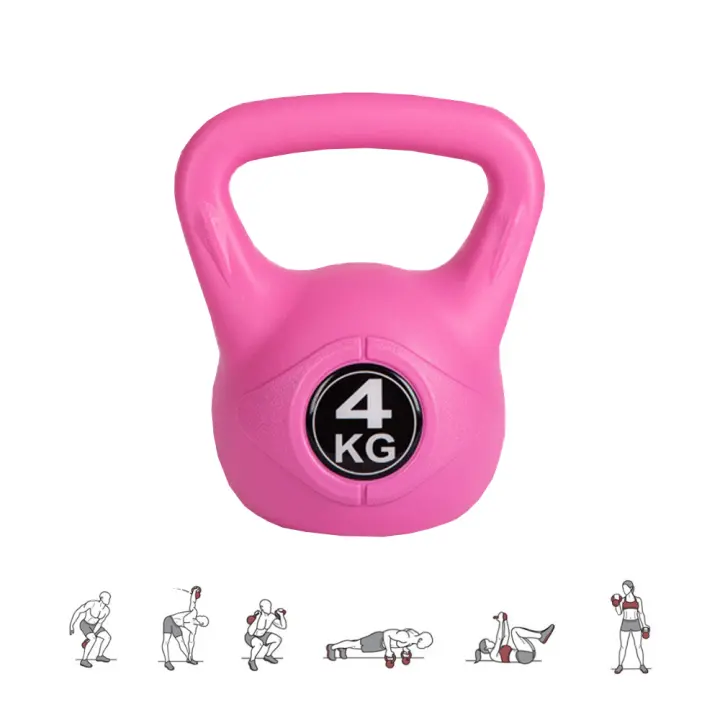 XOKOTAKI Pesa Kettlebell Hormigón Neopreno. Entrenamiento Muscular en Casa y Gimnasio. Diseño Ergonómico - 1