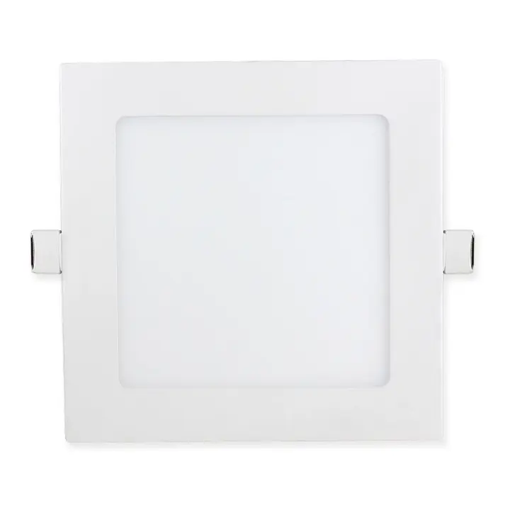 LÚZETE Downlight LED Cuadrado Rupert Blanco Aluminio | Ahorro Energético - 1