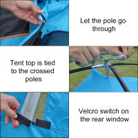 Carpa De Playa Familiar Para Verano Con Marco Protección Solar Plegable Portátil Para 4 Personas Canopo Fácil Instalación - details 5