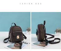 Nueva Mochila Para Mujer Moda Casual Con Estampado Cierre De Puntera Pequeña Mochila De Libros Material PU Con Lining De Poliéster - details 18