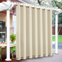 Cortinas Extra Grandes Impermeables Y Antiviento Para Exterior Con Ganchos En Los Lados Para Patio Jardín Térmicas Modernas - details 4
