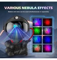 Proyector De Noche Para Niños Con Control Remoto Y Diseño Ajustable De 360 Grados Astronauta Nebulosa Galaxia Iluminación Incluye Baterías LED Poderoso 5V 20cm - details 14