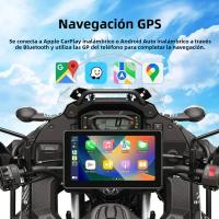 Pantalla Táctil Portátil Para Motocicleta 7 Pulgadas Con Navegación GPS IPX7 Impermeable Soporte Wireless Carplay Y Android Auto - details 29