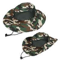 Sombrero De Pescar Y Camuflaje Transpirable Para Hombres Y Mujeres Protección Solar Amplia Para Acampar Y Senderismo - details 8