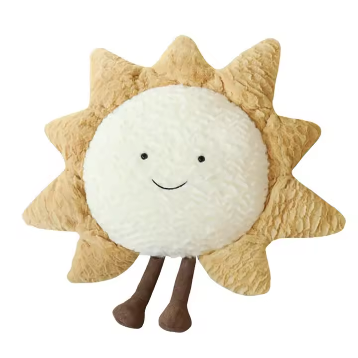 Almohada de Plush with shape de Sol y estrella y Luna de 15 pulgadas-Cochín suave para decoración del Hogar, habitaciones infantiles, Regalos de cumpleaños para niños y niños - 1