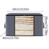 Bolsa De Almacenamiento Para Edredones Y Ropa Organizador Familiar Para Mudanzas Y Ordenar La Cama Material De Poliéster - details 2