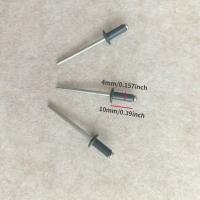 50pcs Clavos De Cabeza Doma Pintados En Gris Grafito RAL7024 Para Aluminio Y Acero Industrial Fijaciones Huecas Para Decoración Doméstica Diámetro 5/32 - details 2