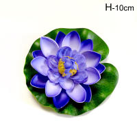 Ornamento De Loto Artificial Para Acuario Y Jardín Plantas Flotantes De Loto Coloridas 10/18cm Decoración De Paisaje Acuático - details 5