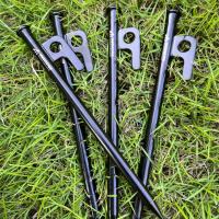 Hikevictor 4Pcs Palos De Tenda De 8 Pulgadas Accesorios De Tenda De Acero Fuerte Para Camping Suelo Na Canopy Awnin - details 3