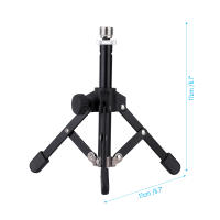 Soporte De Micrófono Plegable Mini Para Escritorio MS-12 Tripode Para Instrumentos Musicales Accesorios Y Partes De Instrumentos Eléctricos - details 5