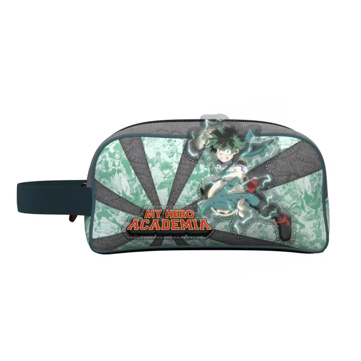 My Hero Academia- Neceser, Bolsa de Aseo, Portatodo, Color Gris, Producto Oficial (CyP Brands) - 1